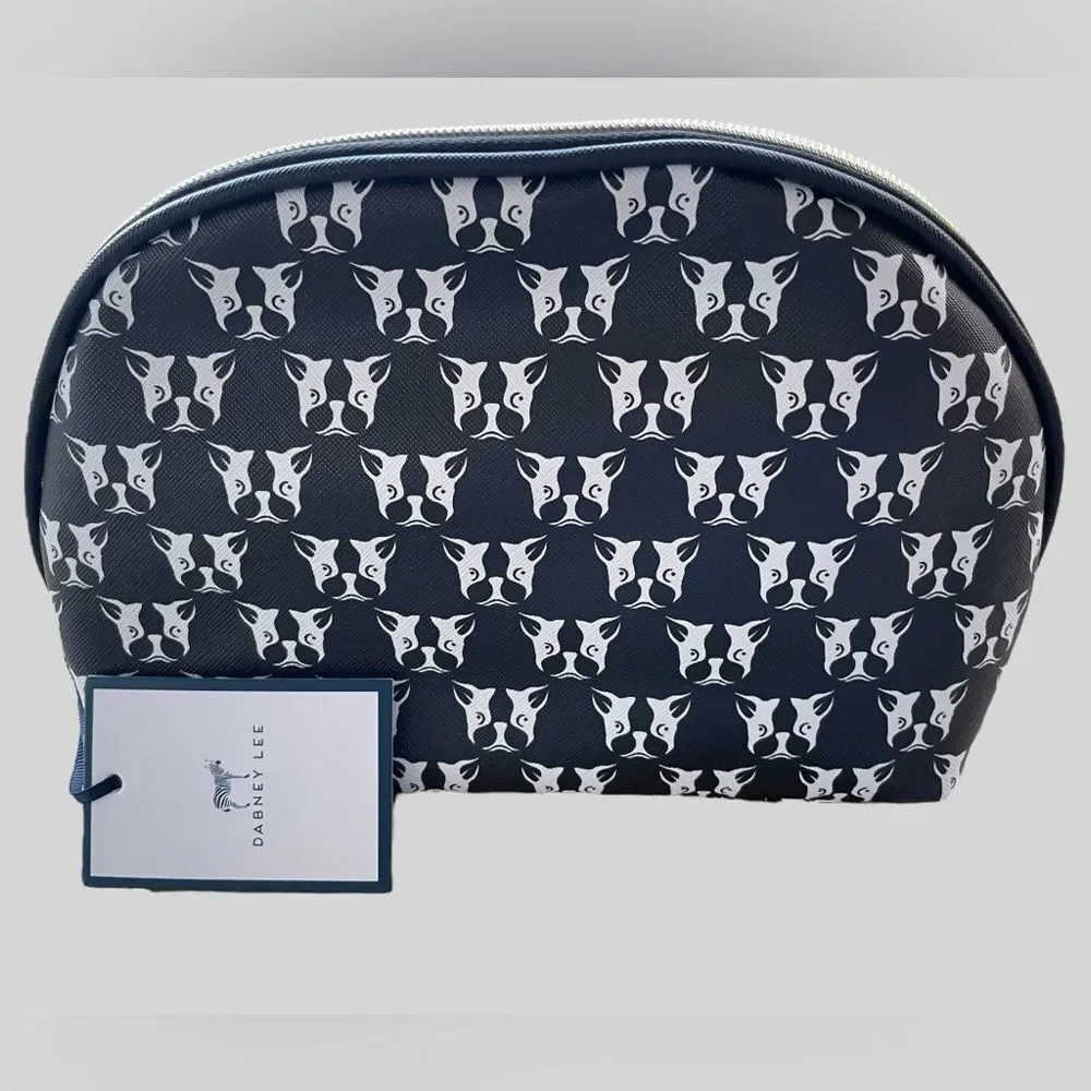 Dabney Lee French Bulldog Cosmetic Bag Makeup Travel Pouch NWT